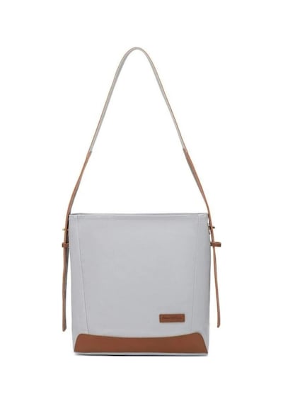 Smart Bags Kanvas Kadın Omuz Çantası Smk Kn-1331 Açık Gri