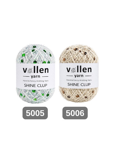 Shine Clup Simli Pullu El Örgü İpi 50 Gr 150 M Polyester Tığ Ve Şiş İpi Çanta Aksesuar İpi