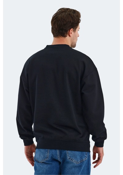 Slazenger Vadık 2li Set Erkek Siyah - Gri Sweatshirt Siyah - Gri