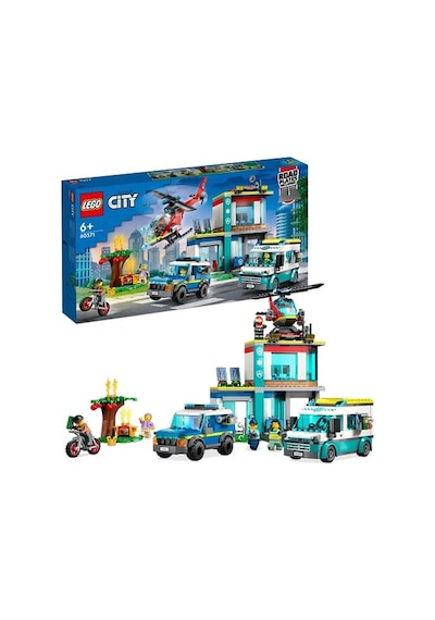LEGO® City 60371 Acil Durum Araçları Merkezi 706 Parça