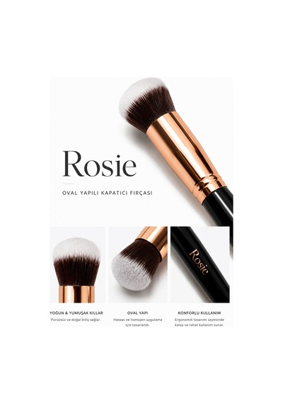 Rosie Oval Yapılı Kapatıcı Fırçası
