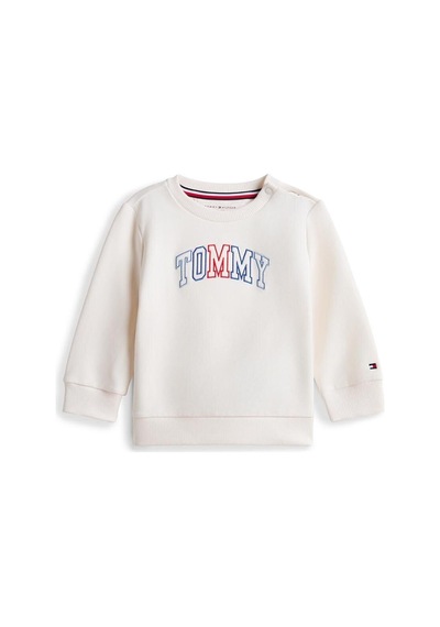 Tommy Hilfiger Bebek Sweat Kn0kn02394 Ekru