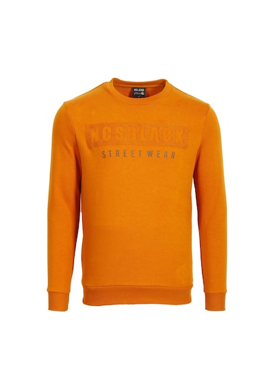 Erkek Hardal Yüksek Dokumalı Slim Fit Bisiklet Yaka Şardonlu Sweatshirt Ncsjeans 1604-hardal Hardal