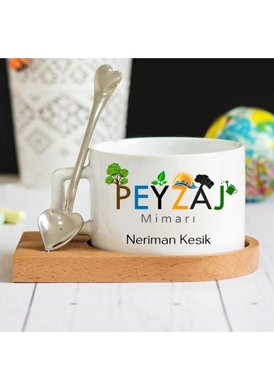 Peyzaj Mimarı Lüks Fincan Seti