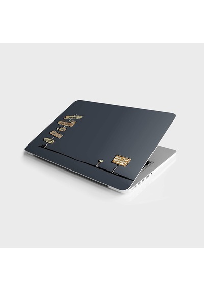 Laptop Sticker Bilgisayar Notebook Pc Kaplama Etiketi Money 1