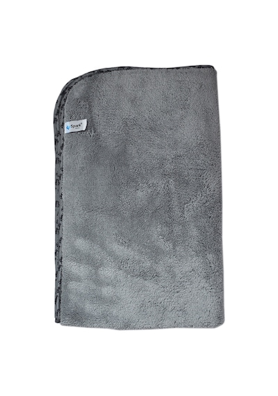 Spark 2316 Mikrofiber Peluş Oto Kurulama Bezi 60X90 Cm. Gri 1 Adet
