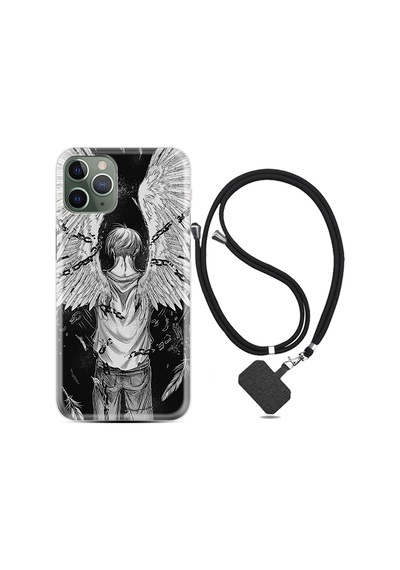 Apple Uyumlu iPhone 12 Pro Kılıf Boyun Askılı Angel 1883