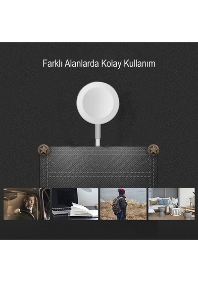 Earldom WC21 Apple Uyumlu  Watch Kablosuz Şarj Cihazı Beyaz M414