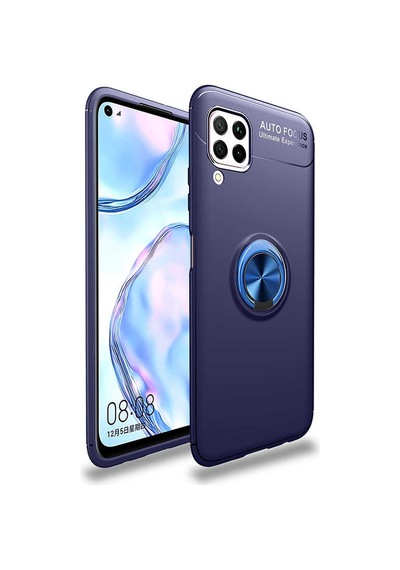Huawei P40 Lite Kılıf Zore Ravel Silikon Kapak Kırmızı