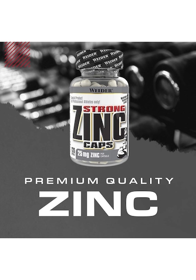 Weider Strong Zinc Caps 120 Caps