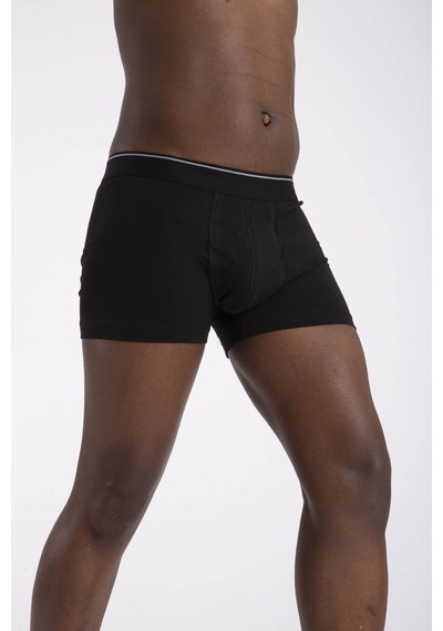 Blackspade 3'lü Paket Pamuklu Erkek Shorty Boxer Boxer Siyah