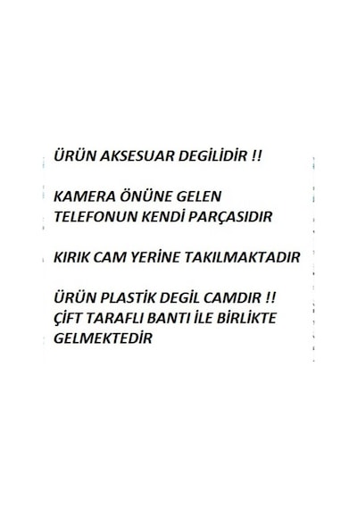 Samsung Uyumlu Galaxy A70 A705 Arka Kamera Camı Lens Yapışkanlı (525852300)