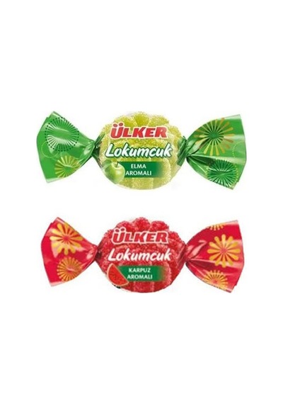 Lokumcuk Elma Ve Karpuz Aromalı Yumuşak Şeker 1 Kg.