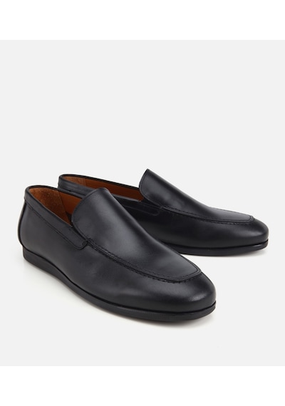 Hotiç Erkek Deri Taba Yumuşak Dokulu Klasik Loafer