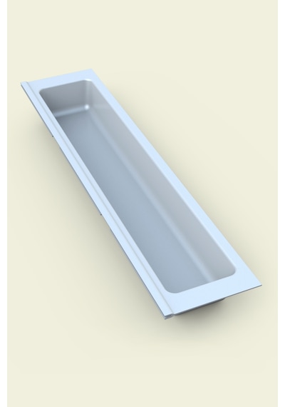 Mutfak Çekmece Içi Kaşıklık, Beyaz Tek Bölmeli Modül 11cm X 48cm Antrasit