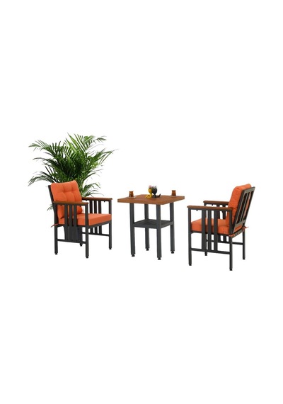 Çamlıca Balkon Set Alüminyum Bahçe, Teras, Balkon Kanepe Takımı Krem