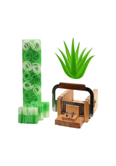 Renk Mis Sabun Kesme Dilim Aloe Vera Katı Sabun 100 G