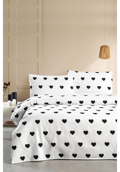 Mulberry Hamlet Tek Kişilik Çarşafı Lastikli Pike Yatak Örtüsü 170 X 230 001