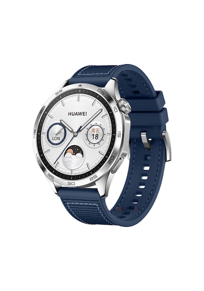 Sneezy Huawei Watch Gt4 46mm İle Uyumlu 22mm Dikiş Desenli Dokuma Silikon Kordon