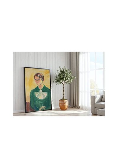 Modern Sanat Munch Annie Stenersen Çerçevesiz Poster 21x30 Cm A4 Tablo Modern Sanat Ekspresyonizm