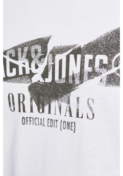 Jack & Jones Erkek Baskılı Bisiklet Yaka T-Shirt 63412205944 Ekru-Ekru Jack & Jones Erkek Baskılı Bisiklet Yaka T-Shirt 63412205944 Ekru-Ekru