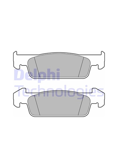 Delphı Ön Balata Clıo Iv 1.2 1.5dci 12 Dacıa Sandero Iı 1.2.1.2 Lpg 2012 Logan 12 140.2x18x42 Lp2663 410609646r 410602396r