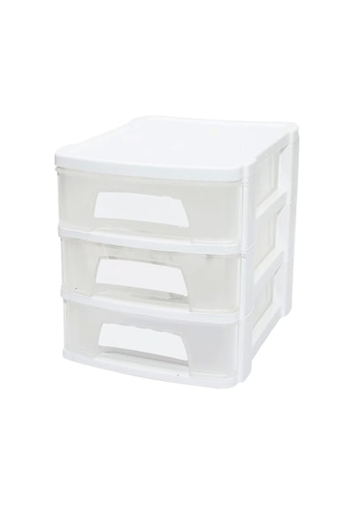 Tonton - No:1 Çekmece 3 Katlı 18.5x27x22.2cm Çok Renkli