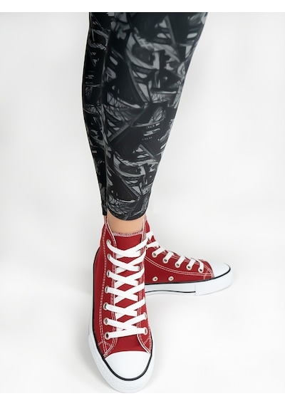 Unisex Bilekli Keten Spor Ayakkabı Bordo