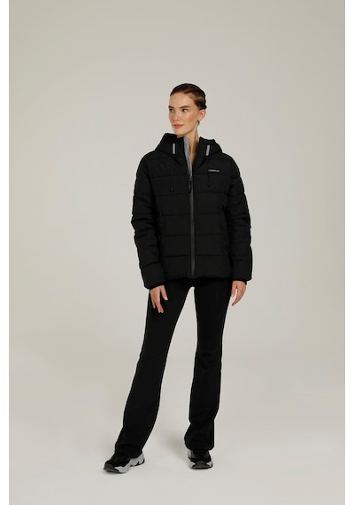 Lumberjack Sn31 Apreski Coat Siyah Bayan Mont 001