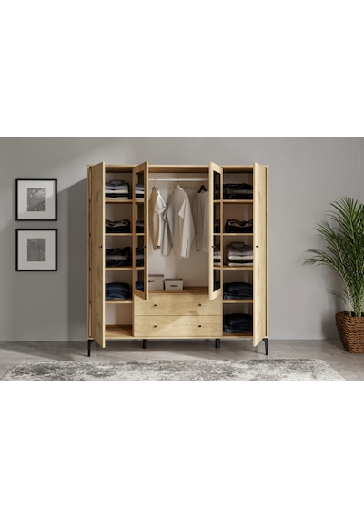 Focus Xl Wood Aynalı Dolap %100mdf