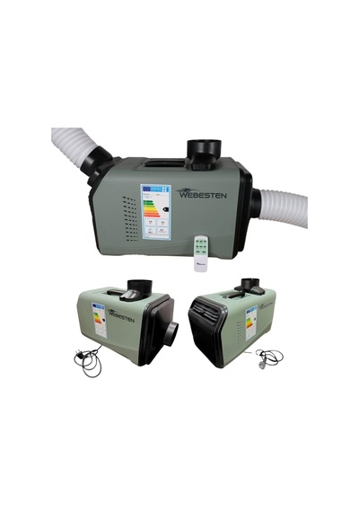 Webesten Karavan Tekne Kamp Portatif Klima 220v - 1500w-1209 Çok Renkli