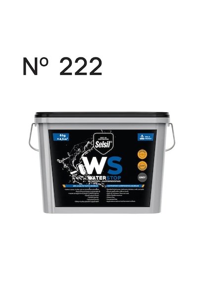 Selsil Waterstop Çok Amaçlı Su Yalıtım Membranı 6kg 4,5m2