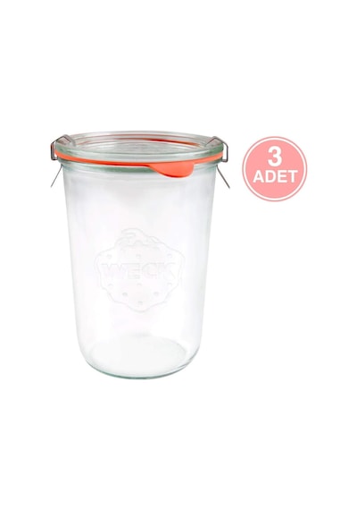 Weck 850 Ml Mold Uzun Kavanoz Set 3 Adet 743 Diğer