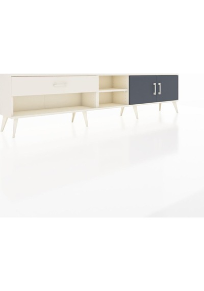 Arges Tv Ünitesi 2 Raflı Tek Çekmeceli 2 Kapaklı 220x30x51 Aytaşı-antrasit/aytaşı Antrasıt/aytası - Aytası Arges Tv Ünitesi 2 Raflı Tek Çekmeceli 2 Kapaklı 220x30x51 Aytaşı-antrasit/aytaşı Antrasıt/aytası - Aytası
