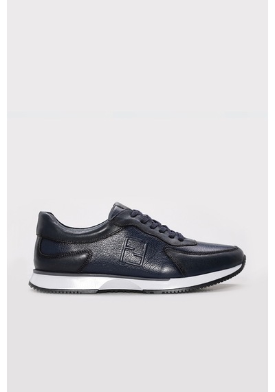 Fast Step Hakiki Deri Erkek Casual Ayakkabı 241ma1991 Lacivert