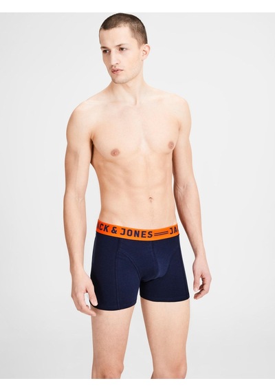 Jack & Jones Jack&Jones Jaclichfield Trunks 3'Lü Erkek Boxer 12113943-741 001