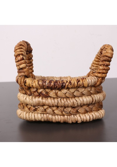 Söbe Oval Ekmek-havlu- Saklama Sepeti 23x12x20 Cm Bej