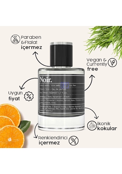 E7 Erkek Edp Parfüm 50 Ml Çiçek - Meyve
