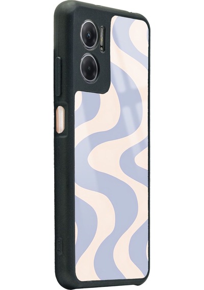 Xiaomi Redmi Note 11e Wave Efect Tasarımlı Glossy Telefon Kılıfı Siyah