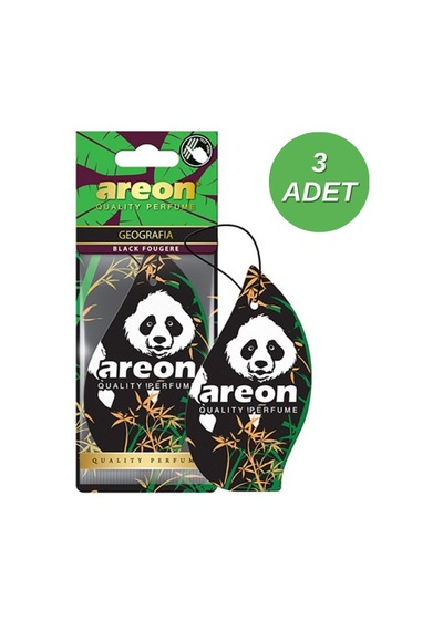 Areon Geografia Black Fougere Oto Araç Kokusu 3 Adet
