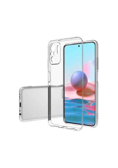 Xiaomi Poco M5s Kılıf Zore Süper Silikon Kapak Renksiz