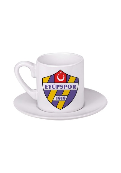 Eyüpspor Türk Kahvesi Fincanı Beyaz
