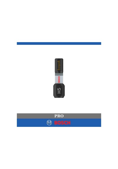 Bosch Pro Impact 5x25 Mm Allen Vidalama Ucu 2'li 2608522556