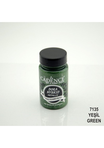Cadence Dora Hibrit Metalik Boya 90 Ml. 7135 Yeşil