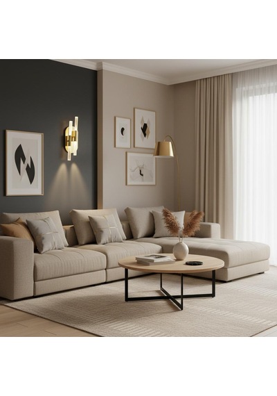 Linea 2 Şarjlı Aplik Gold