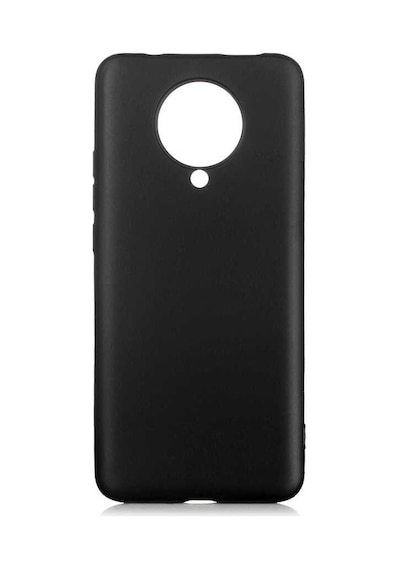 Noktaks - Xiaomi Uyumlu Xiaomi Redmi K30 Pro - Kılıf Mat Renkli Esnek Premier Silikon Kapak - Siyah