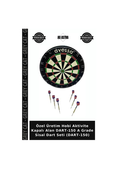 Özel Üretim Hobi Aktivite Kapalı Alan Dart-150 A Grade Sisal Dart Seti Dart-150