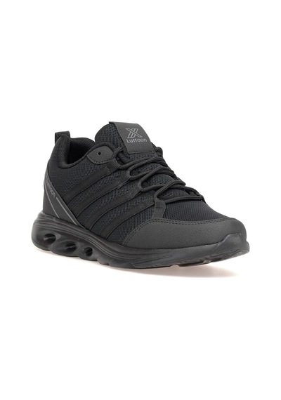 Elit Asprt4138 Erkek Klasik Sneaker Siyah - Füme Siyah - Füme