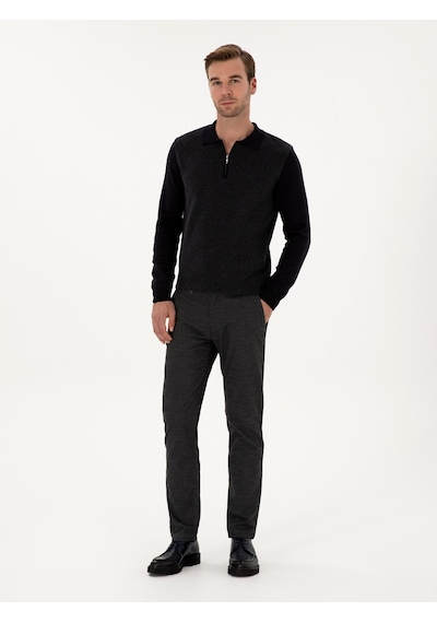 Cacharel Erkek Antrasit Pantolon Kanvas-chino 50311720-vr006 Gri