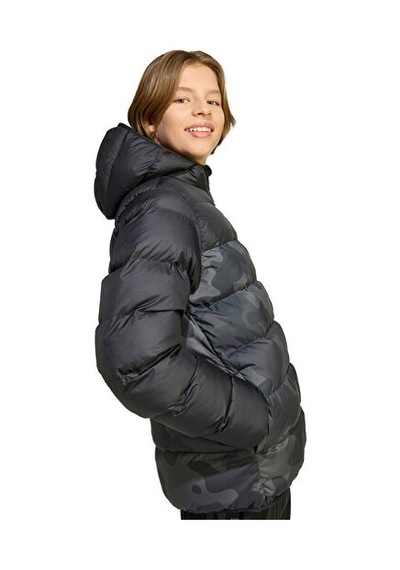 Adidas J Sd Aop Jkt Çocuk Günlük Mont Jl7399 Siyah Siyah